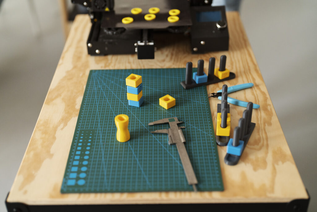 Visual representation of common materials used in CNC prototyping, including metals, plastics, and composites.
